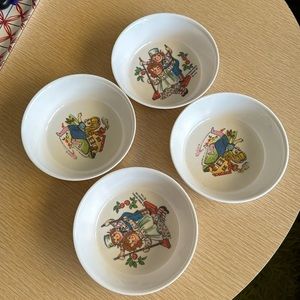 Vintage Raggedy Ann and Andy bowls